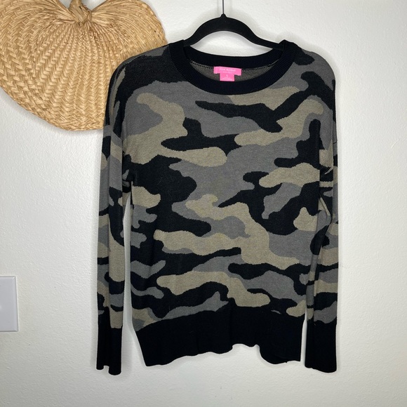 Isaac Mizrahi Camo Sweater - Picture 1 of 5